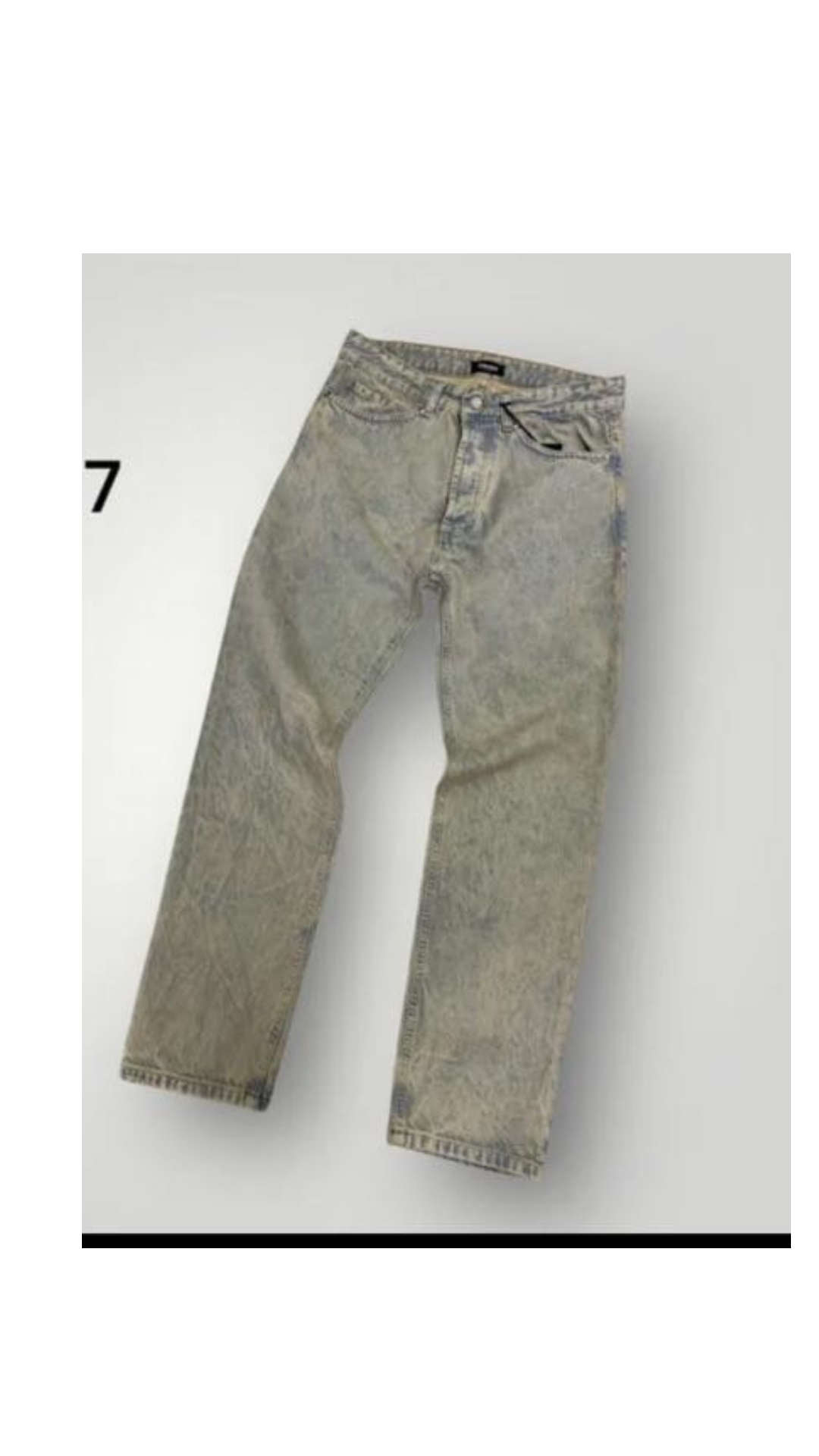 Jeans Baggy Sabbiato Light - D917