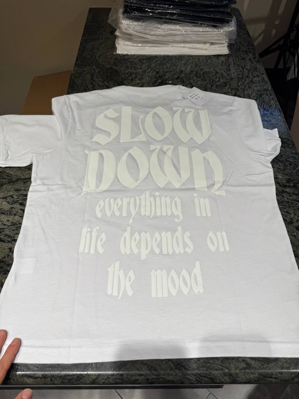 T shirt Nope - Slow down - R 12