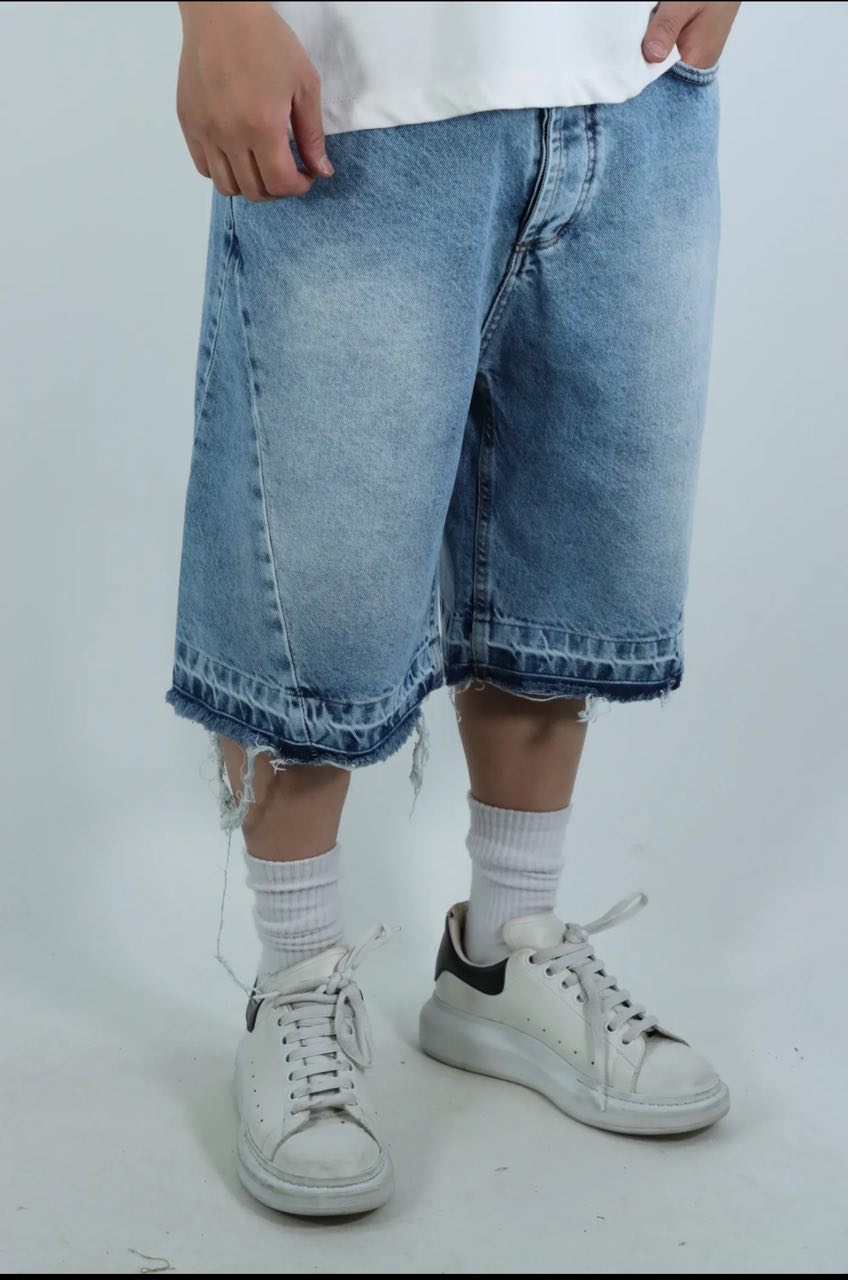 Bermuda flared denim | BER235-ID94