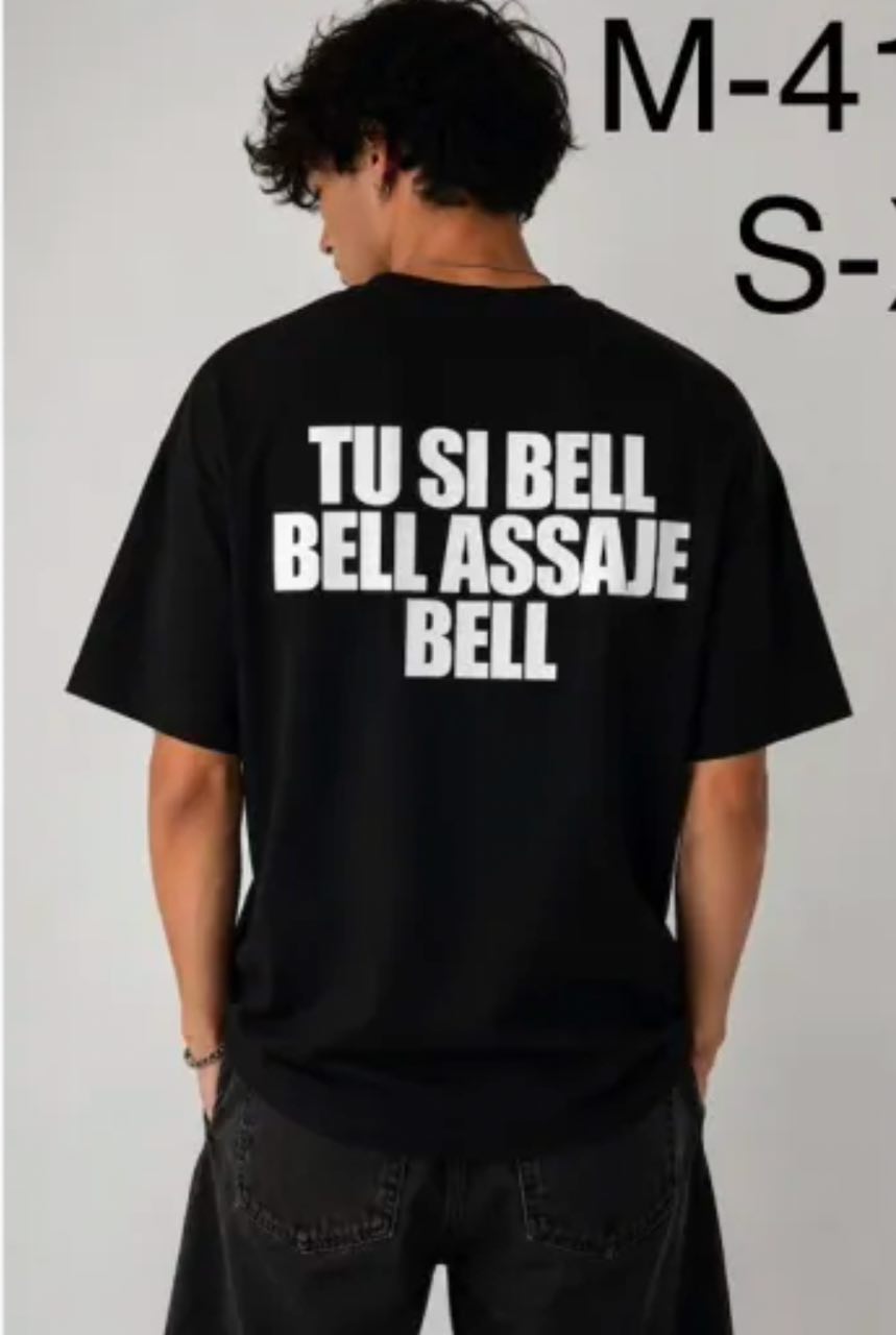 T shirt "tu si bell assaje bell" M-41671