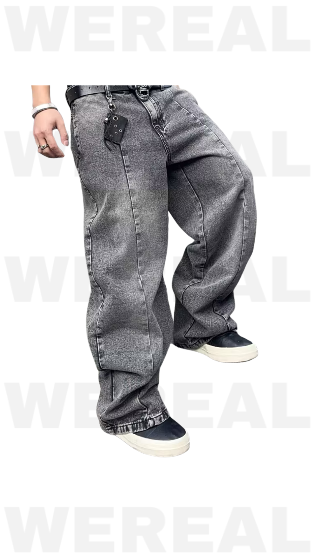 Jeans Grigio Lineed | By Wereal