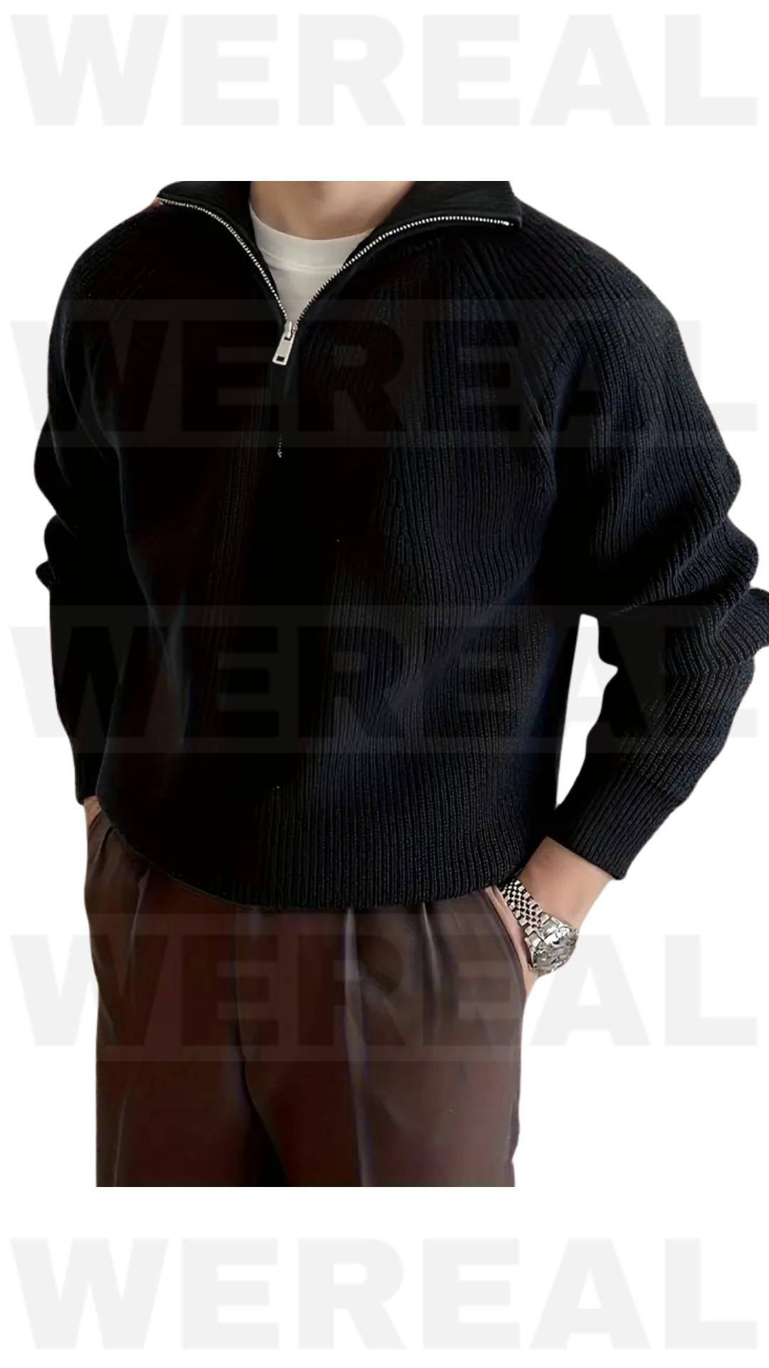 Maglione con zip Uomo | by wereal
