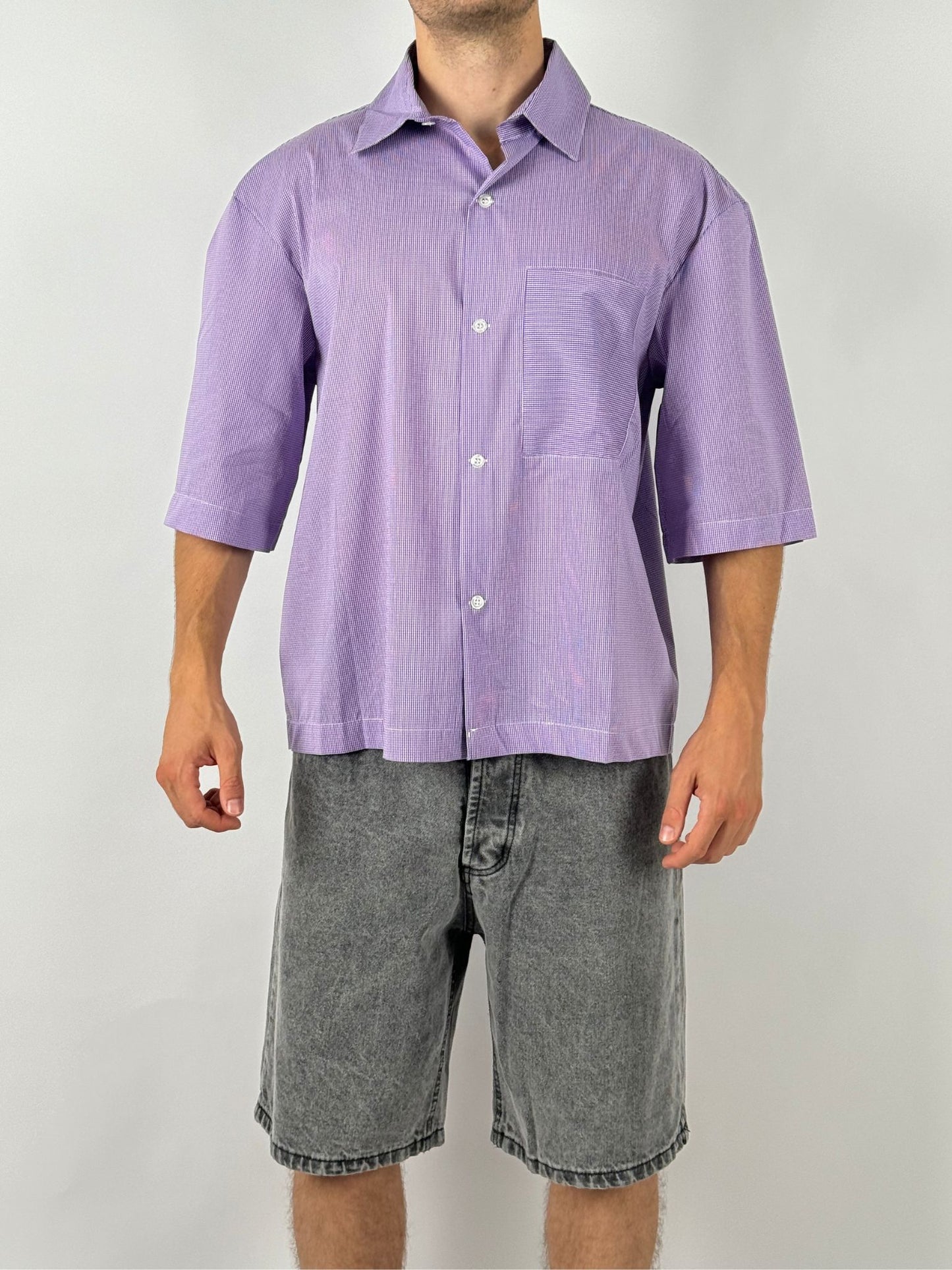 Camicia Uomo Oversize Hydo Viola