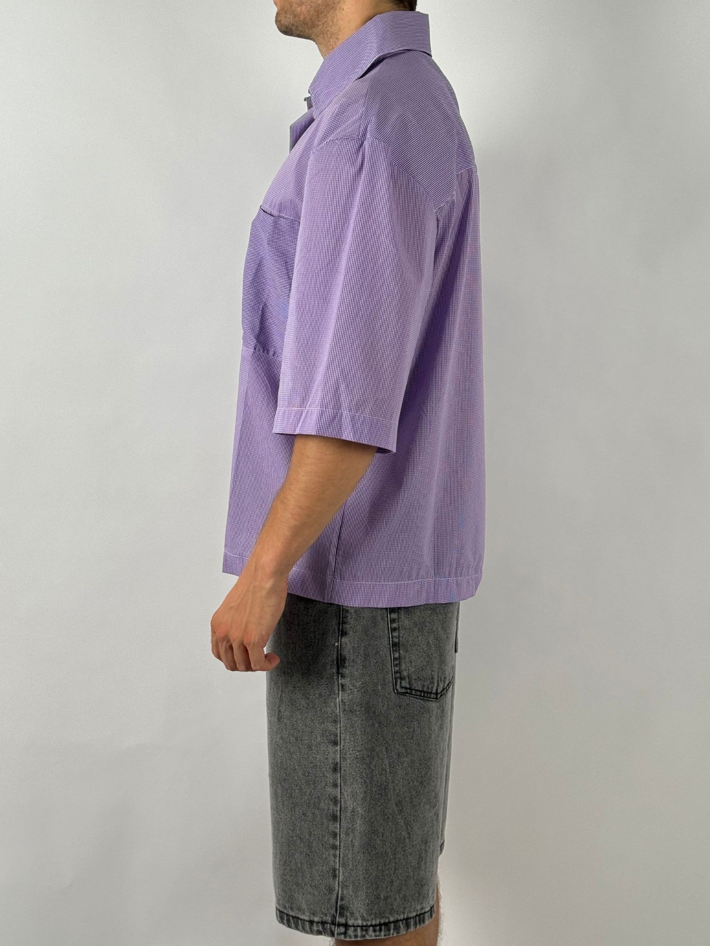 Camicia Uomo Oversize Hydo Viola