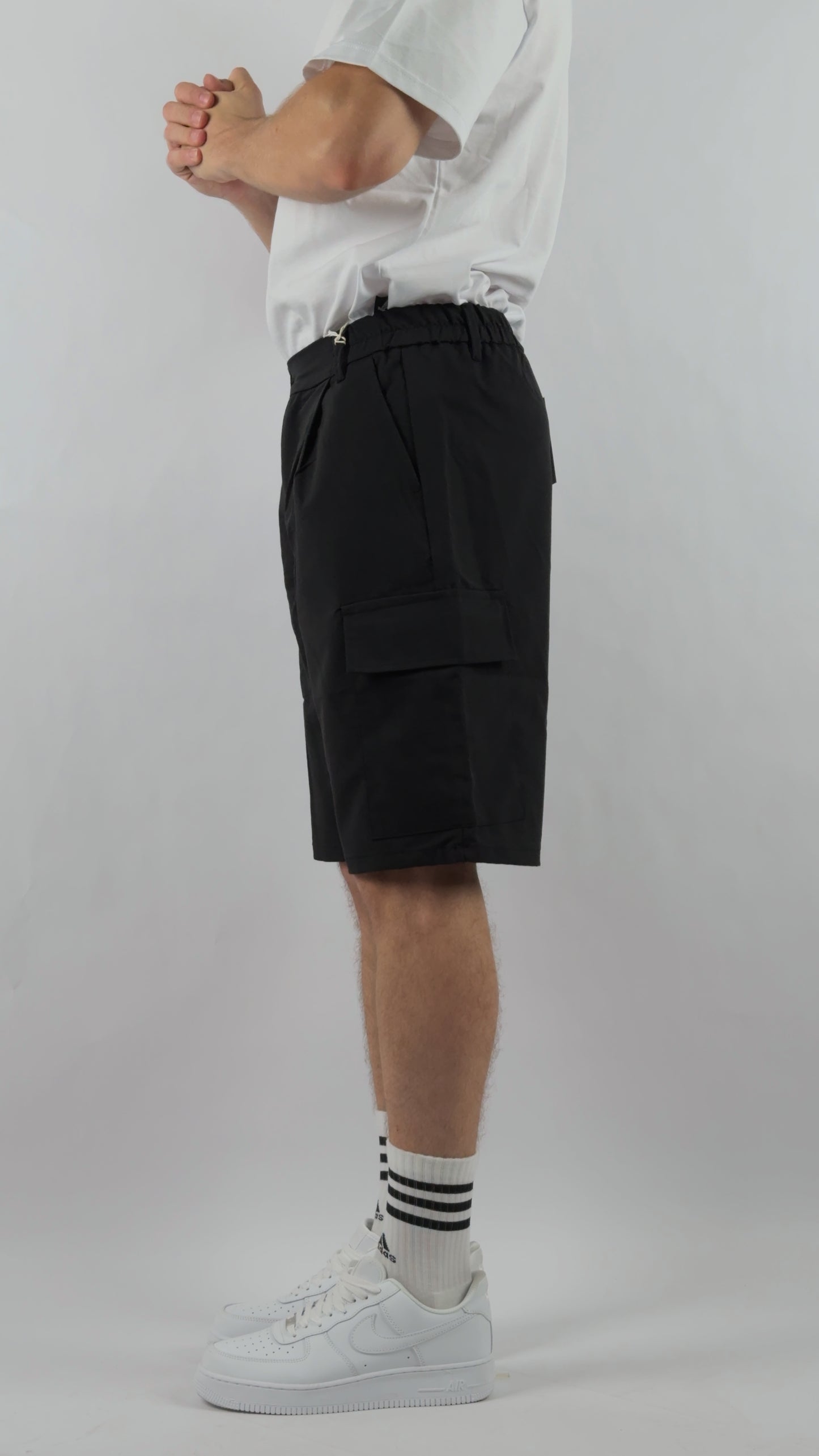 Pantaloncini Cargo Cotone Elasticizzato Leggero Wereal