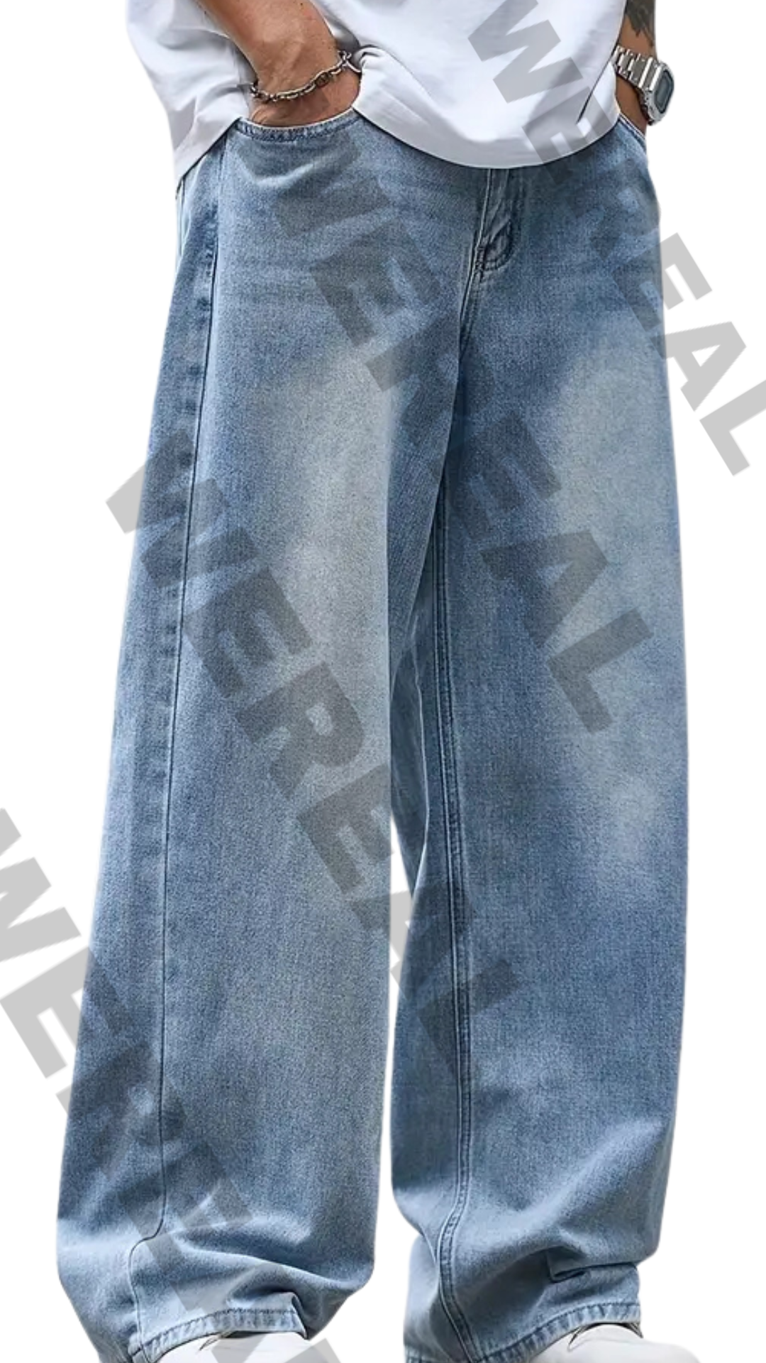 Jeans Baggy Wereal | American high | Chiaro