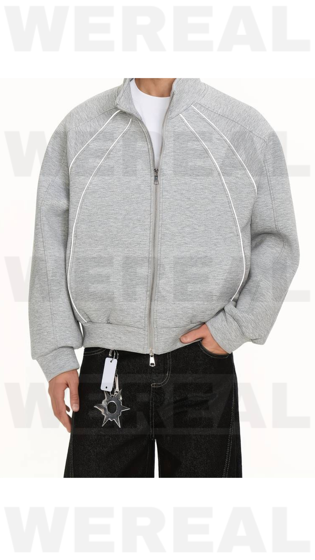 Jacket Grey Lineed By Wereal