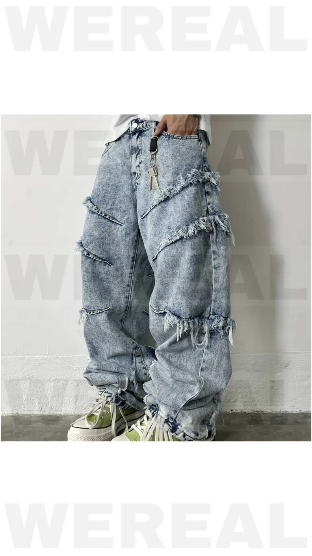 Jeans Frayed Hem | By Wereal