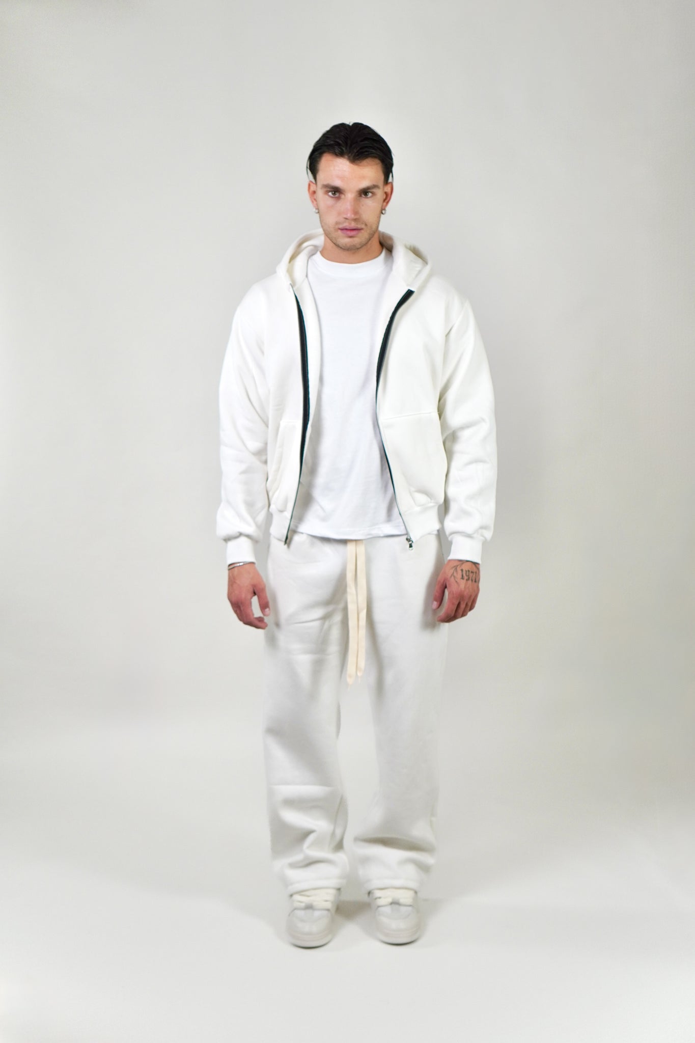 Coordinato Felpa Zip Hoodie Boxy fit 2.0