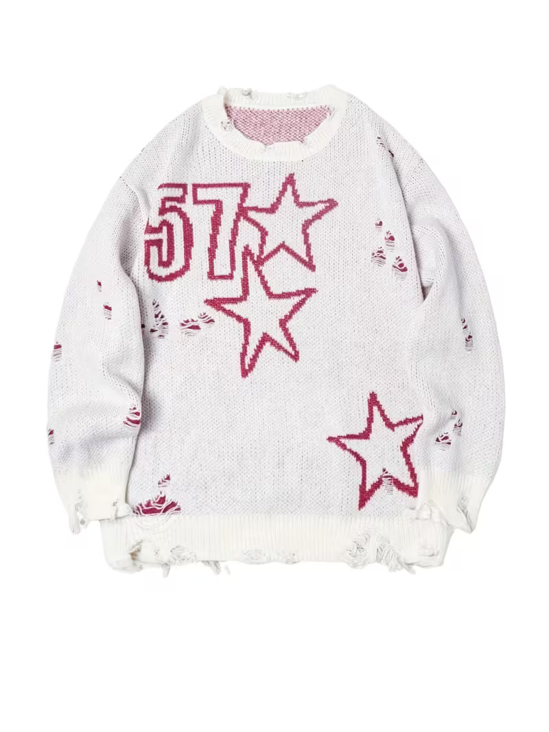 Maglione Streetwear White 57