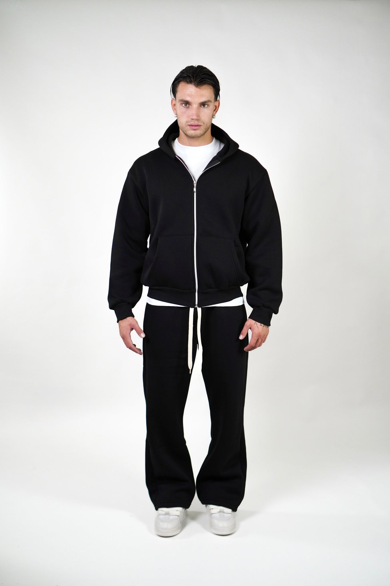 Coordinato Felpa Zip Hoodie Boxy fit 2.0