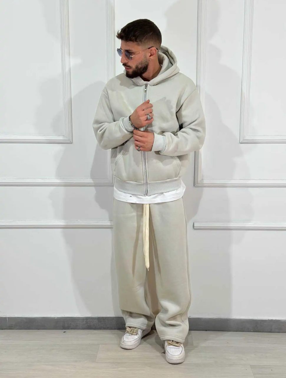 Coordinato Felpa Zip Hoodie Boxy fit 2.0