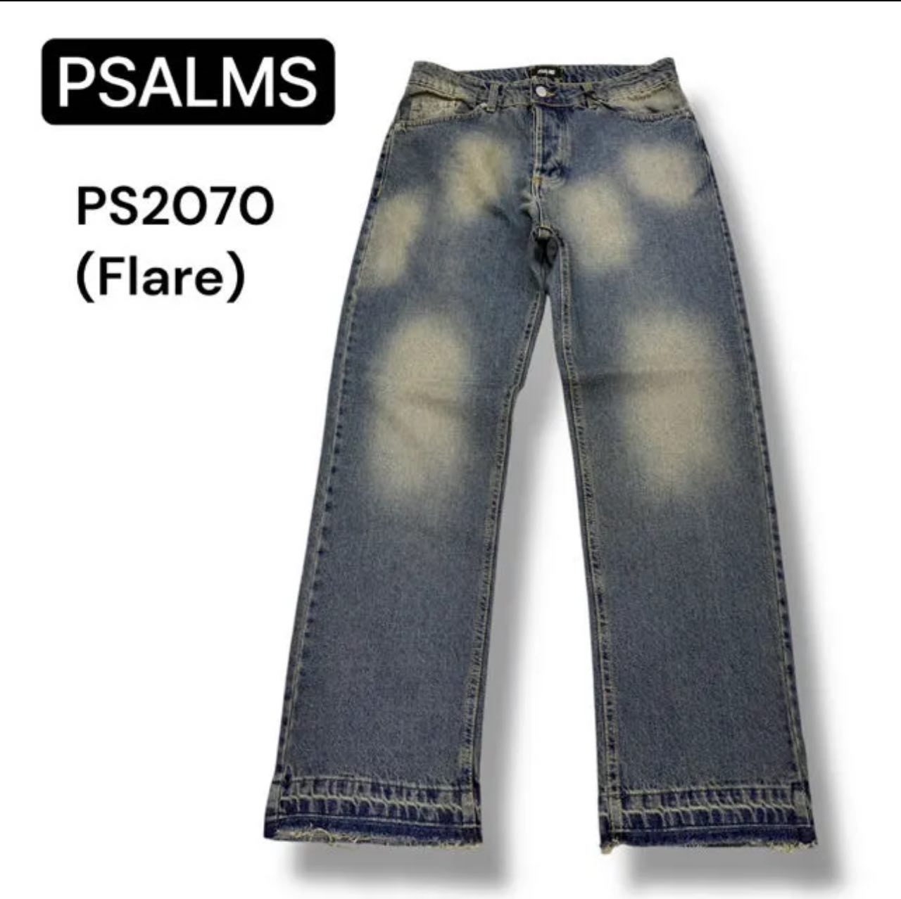 Jeans Flared Denim Wshed | PS2070