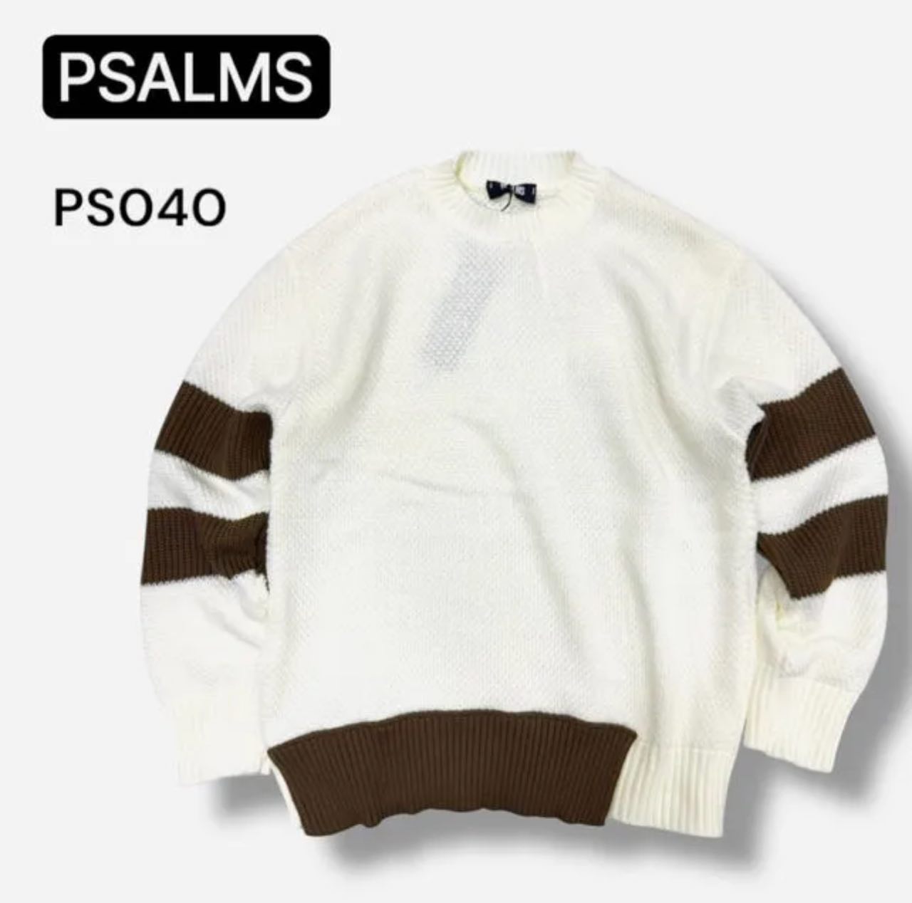 Maglione PS040 W/Brown