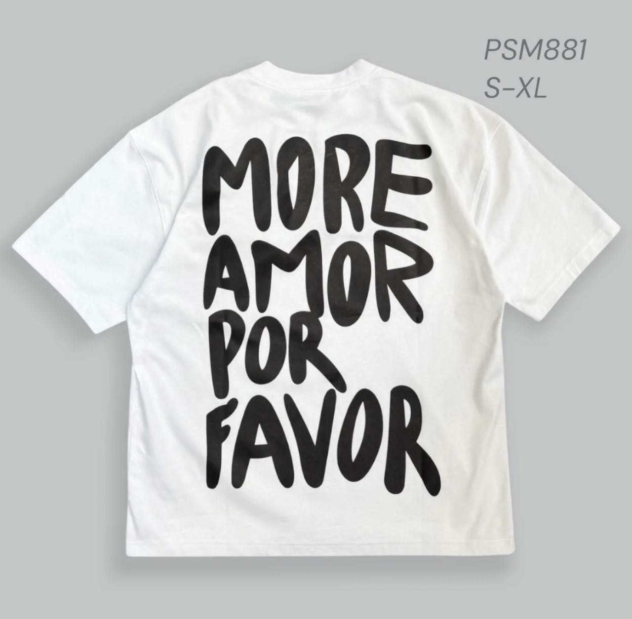 T shirt More Amor