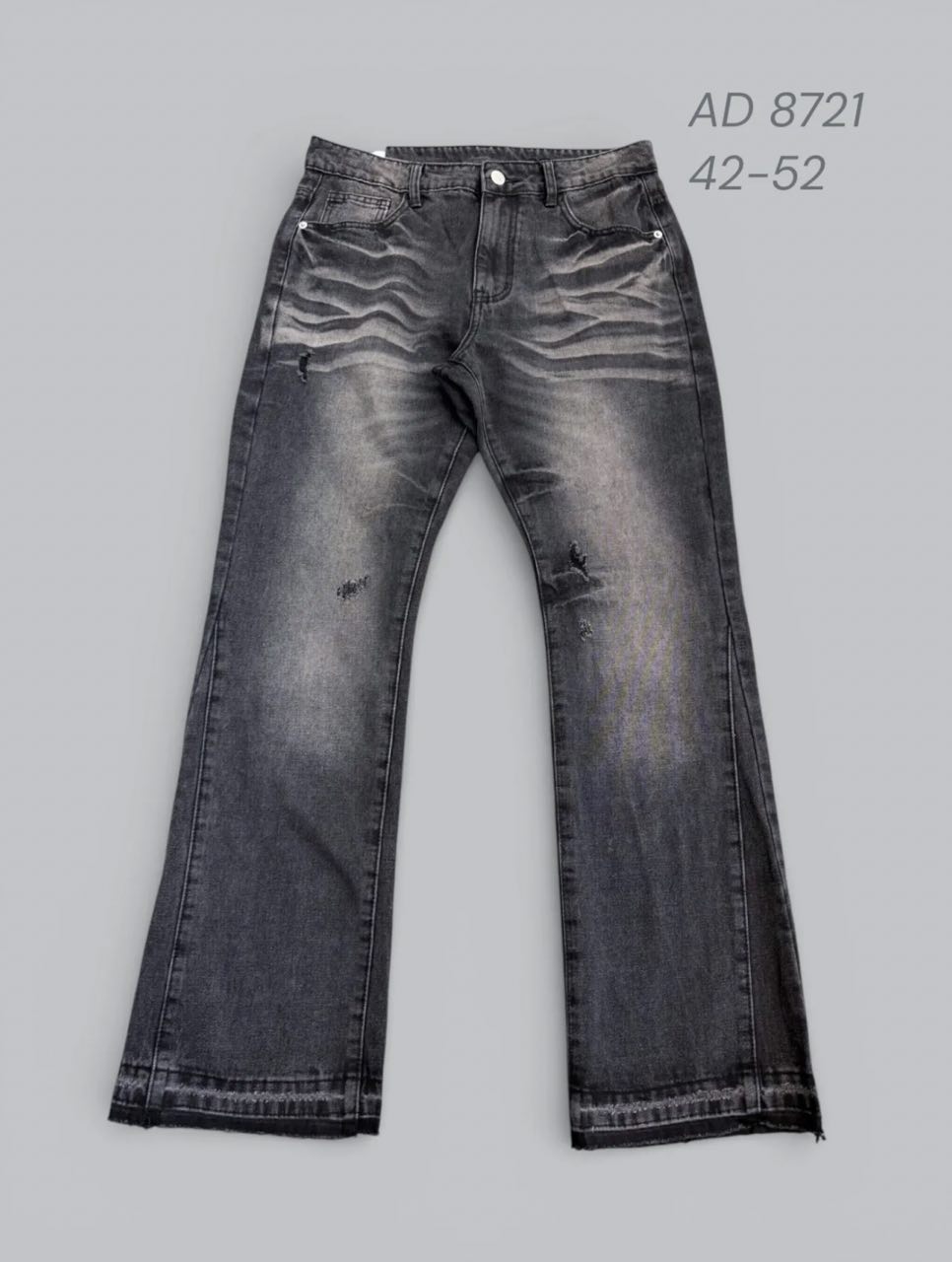 Jeans Flared Black AD8727