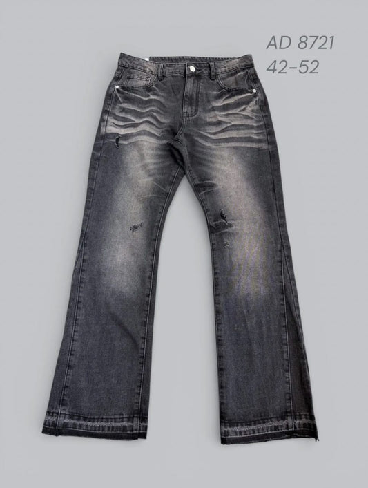 Jeans Flared Black AD8727