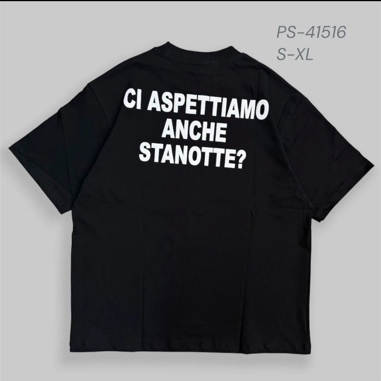 T shirt PS41516 "ci aspettiamo"