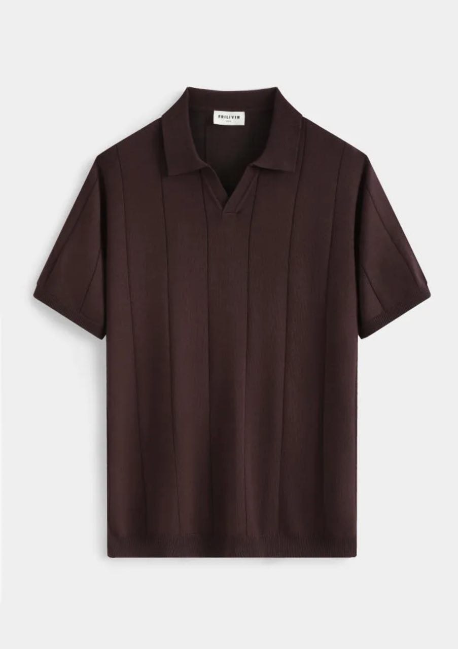 Polo collo a V Frivilin | M628