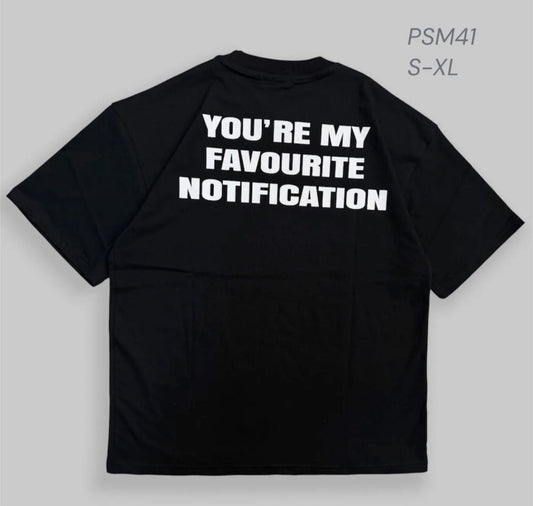 T shirt "Notification" PSM41