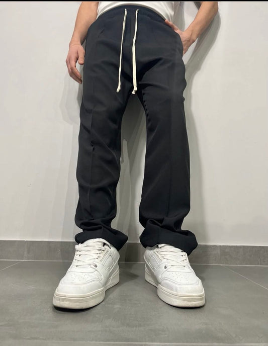 Pantalaccio elegante fondo ampio nero 3386/sara