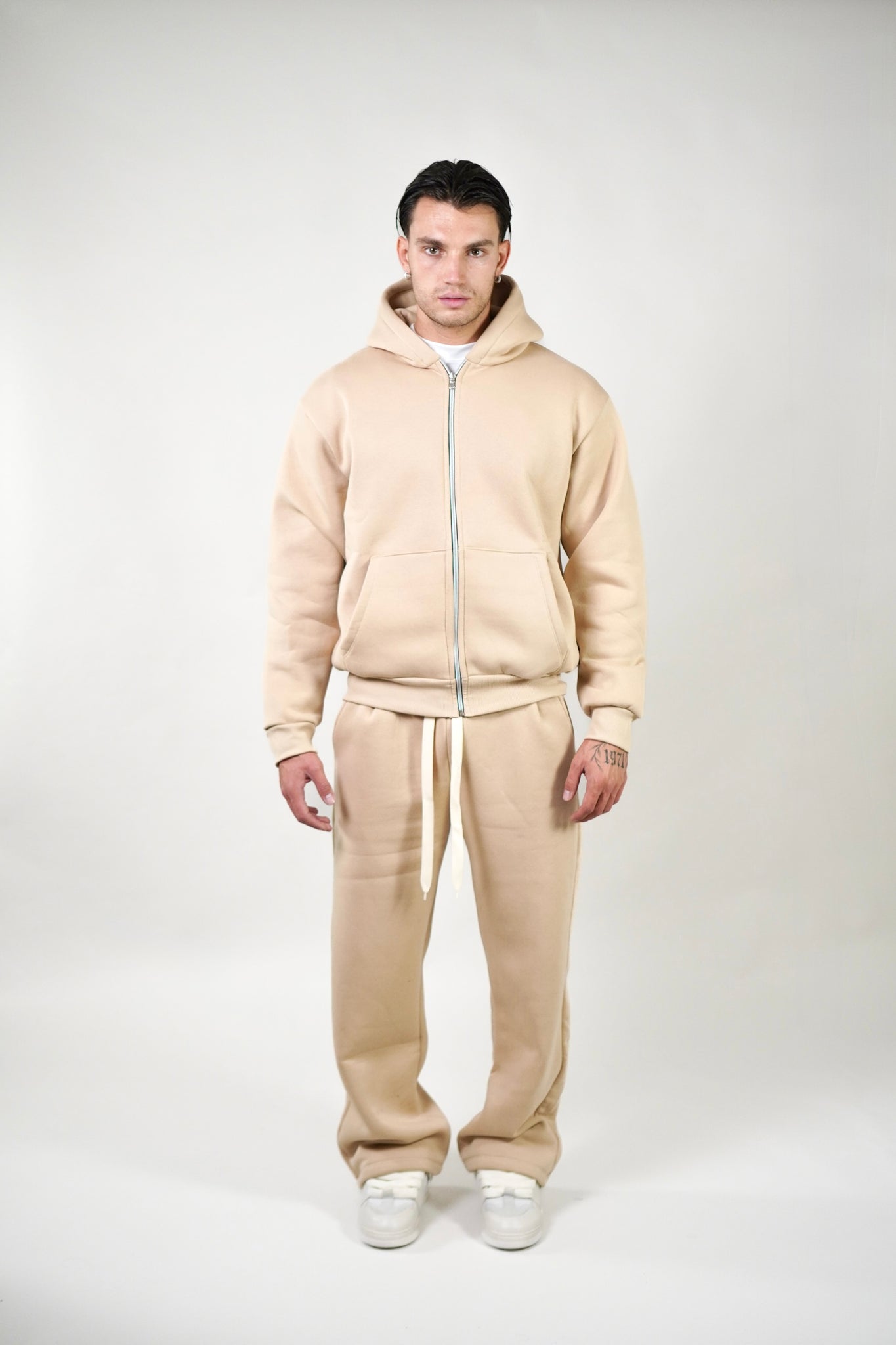 Coordinato Felpa Zip Hoodie Boxy fit 2.0